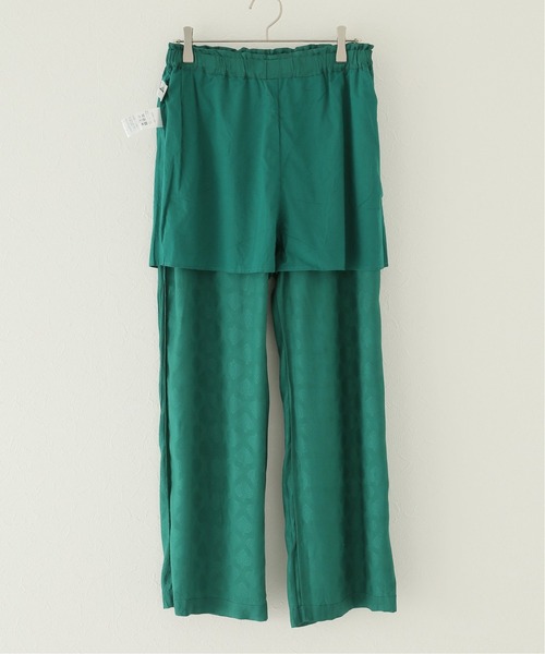 sara mallika（サラ マリカ）の「【SARA MALLIKA】RAYON LEAF JQD SHINY PT：パンツ（その他パンツ・レディース・グリーン/マスタード・FREE）」の18枚目の写真