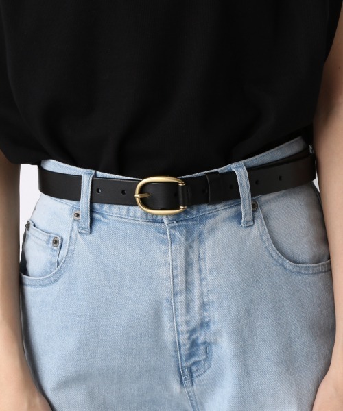 JEANASIS（ジーナシス）の「ヴィンテージバックルベルト/951574（ベルト・レディース・ブラック/ブラウン・FREE）」の2枚目の写真