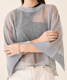 Solace | シアーライン微ラメニット(ニット/セーター)