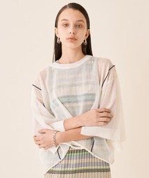 Solace | ルーズラインシアーニット(ニット/セーター)