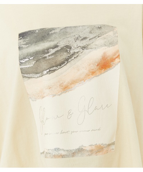 rienda（リエンダ）の「ストーンアートロゴTシャツ（Tシャツ/カットソー・レディース・ピンク/ホワイト/ブラック/ライトイエロー・FREE）」の15枚目の写真