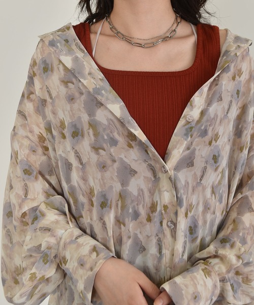 w closet（ダブルクローゼット）の「ランダムリブタンクトップ（タンクトップ・レディース・ライトブルー/パープル/ブラウン/ダークオレンジ/ダークグリーン/ブラック/アイボリー・FREE）」の7枚目の写真