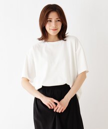 SHOO・LA・RUE | バックフリル異素材プルオーバー(Tシャツ/カットソー)