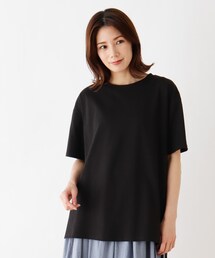 SHOO・LA・RUE | バックフリル異素材プルオーバー(Tシャツ/カットソー)