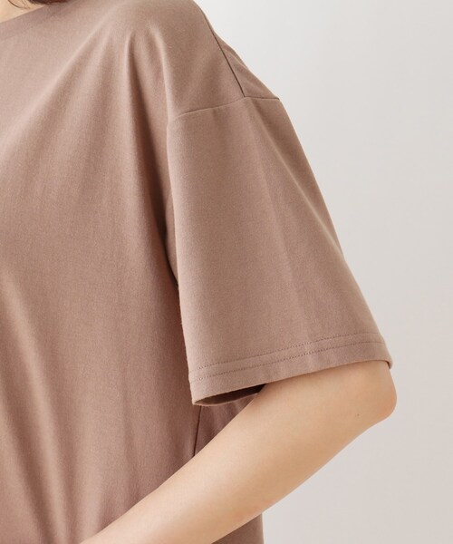 SHOO・LA・RUE（シューラルー）の「◆バックフリル異素材プルオーバー（Tシャツ/カットソー・レディース・ホワイト系/サンドベージュ/ブラック・02/04/03）」の10枚目の写真