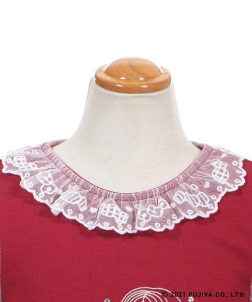 トップス Axesペコ ドットチュールｐｏ Tシャツ カットソー Axes Femme アクシーズファム のファッション