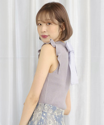 TITTY&CO. | ショルダーフリルニットトップス(ニット/セーター)