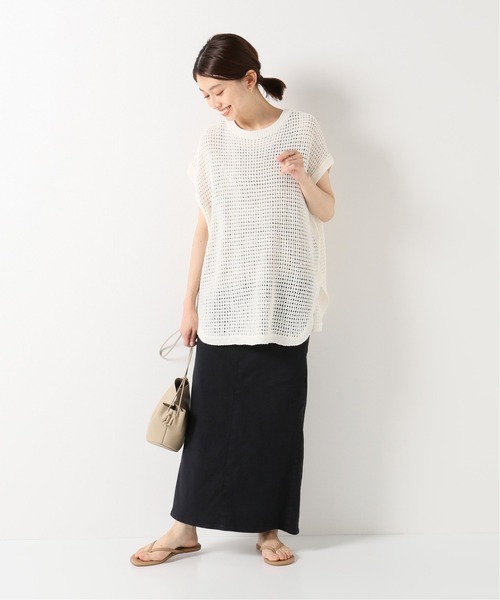 plage(プラージュ)の「アサストレッチロングスカート◆(スカート・レディース・ブラック/キャメル/ホワイト・36/38)」の9枚目の写真