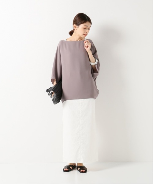 plage(プラージュ)の「アサストレッチロングスカート◆(スカート・レディース・ブラック/キャメル/ホワイト・36/38)」の12枚目の写真