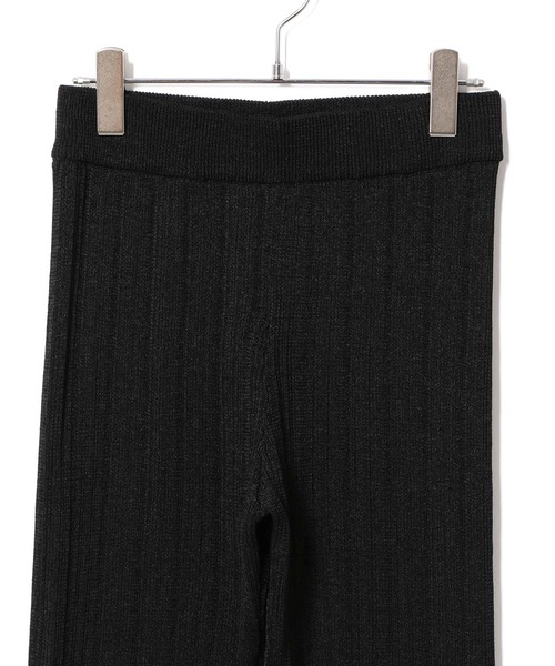 ADAM ET ROPE'（アダムエロペ）の「【セットアップ対応】ランダムリブニットパンツ（その他パンツ・レディース・ブラック/ベージュ系その他・FREE）」の6枚目の写真