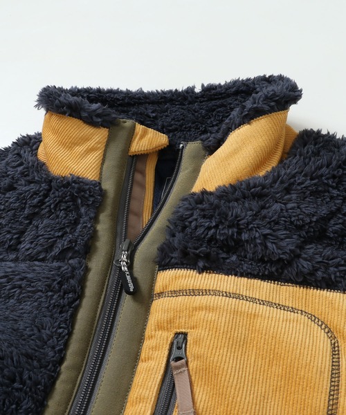 KRIFF MAYER Lady's Collection(クリフメイヤーレディースコレクション)の「シャギーボアベスト(ベスト・レディース・グレー/ネイビー/ベージュ/カラフル/ナチュラル/カーキ/レンガ・LARGE/MEDIUM)」の18枚目の写真