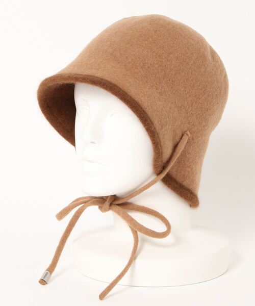 OVERRIDE（オーバーライド）の「OVERRIDE MILLED RAC RV TULIP（ハット・レディース・グレー/ブラウン/グリーン・M/57.5cm）」の4枚目の写真