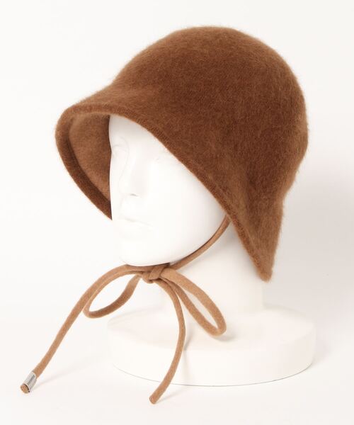 OVERRIDE（オーバーライド）の「OVERRIDE MILLED RAC RV TULIP（ハット・レディース・グレー/ブラウン/グリーン・M/57.5cm）」の10枚目の写真