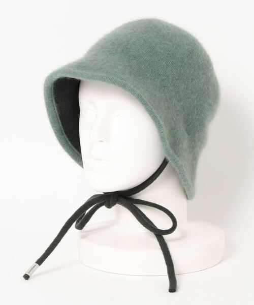 OVERRIDE（オーバーライド）の「OVERRIDE MILLED RAC RV TULIP（ハット・レディース・グレー/ブラウン/グリーン・M/57.5cm）」の9枚目の写真