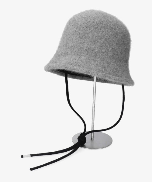 OVERRIDE（オーバーライド）の「OVERRIDE MILLED RAC RV TULIP（ハット・レディース・グレー/ブラウン/グリーン・M/57.5cm）」の18枚目の写真