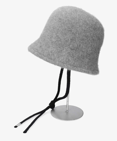 OVERRIDE（オーバーライド）の「OVERRIDE MILLED RAC RV TULIP（ハット・レディース・グレー/ブラウン/グリーン・M/57.5cm）」の17枚目の写真