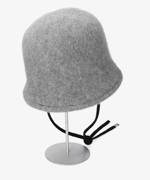 OVERRIDE（オーバーライド）の「OVERRIDE MILLED RAC RV TULIP（ハット・レディース・グレー/ブラウン/グリーン・M/57.5cm）」の16枚目の写真