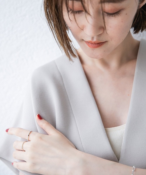 A part by（アパートバイ）の「【店舗限定アイテム】silver925_セットリング　228641（リング・レディース・シルバー・FREE）」の2枚目の写真