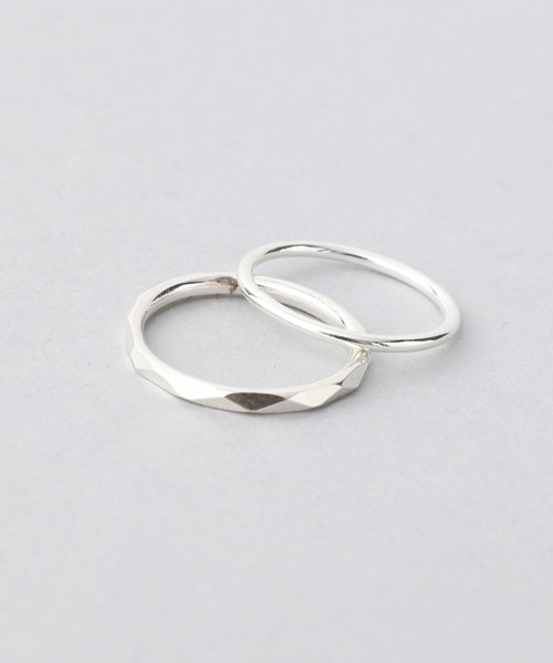 A part by（アパートバイ）の「【店舗限定アイテム】silver925_セットリング　228641（リング・レディース・シルバー・FREE）」の3枚目の写真