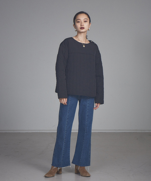 NOMINE（ノミネ）の「【展開店舗限定】中綿キルティングプルオーバー（その他トップス・レディース・ブラック/カーキ/アイボリー・フリー）」の18枚目の写真