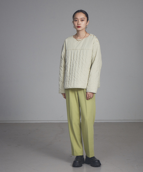 NOMINE（ノミネ）の「【展開店舗限定】中綿キルティングプルオーバー（その他トップス・レディース・ブラック/カーキ/アイボリー・フリー）」の7枚目の写真