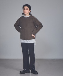 【展開店舗限定】中綿キルティングプルオーバー