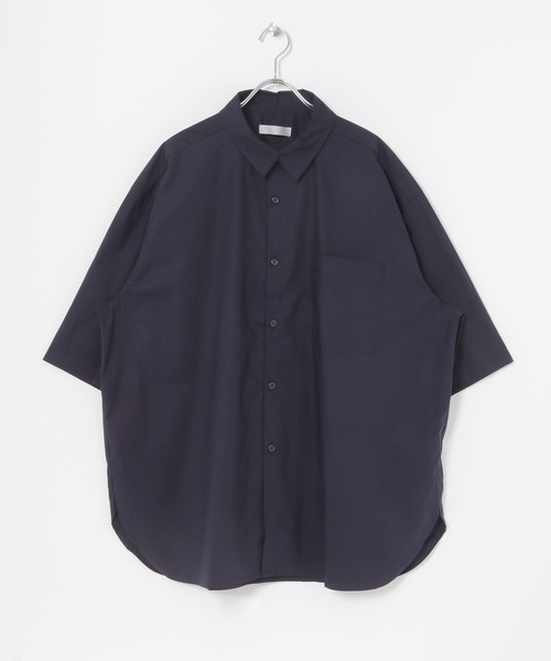 SENSE OF PLACE by URBAN RESEARCH（センスオブプレイスバイアーバンリサーチ）の「タイプライターエクストラルーズシャツ（シャツ/ブラウス・メンズ・ネイビー/ライトブルー/ホワイト・LARGE/MEDIUM）」の15枚目の写真