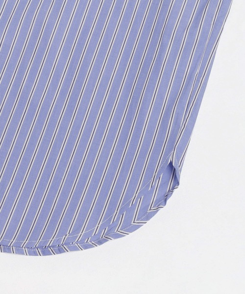 SENSE OF PLACE by URBAN RESEARCH（センスオブプレイスバイアーバンリサーチ）の「タイプライターエクストラルーズシャツ（シャツ/ブラウス・メンズ・ネイビー/ライトブルー/ホワイト・LARGE/MEDIUM）」の20枚目の写真