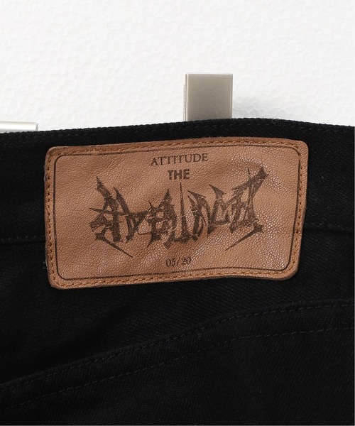AVALONE（アヴァロン）の「【AVALONE / アヴァロン】TRASH BREEDS COWLEATHER DENIM PANTS（デニムパンツ・メンズ・ホワイト/ブラック・2/1）」の16枚目の写真
