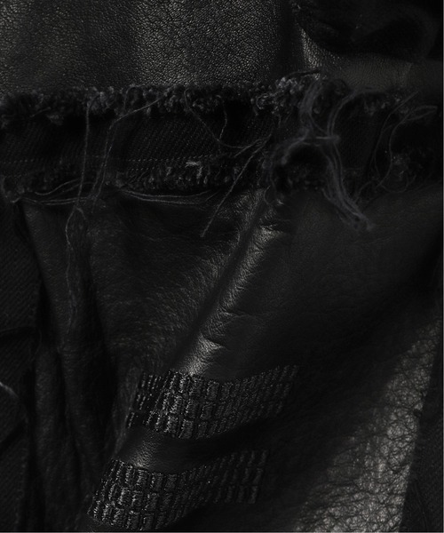 AVALONE（アヴァロン）の「【AVALONE / アヴァロン】TRASH BREEDS COWLEATHER DENIM PANTS（デニムパンツ・メンズ・ホワイト/ブラック・2/1）」の8枚目の写真