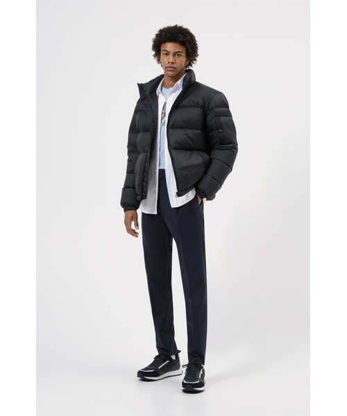 HUGO（ヒューゴ）の「マニフェストロゴ リサイクルマテリアル ダウンジャケット（ダウンジャケット/コート・メンズ・ブラウン/ナチュラル/ブラック・S/M/L/XL）」の7枚目の写真