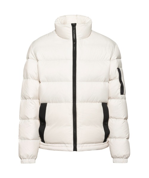 HUGO（ヒューゴ）の「マニフェストロゴ リサイクルマテリアル ダウンジャケット（ダウンジャケット/コート・メンズ・ブラウン/ナチュラル/ブラック・S/M/L/XL）」の13枚目の写真