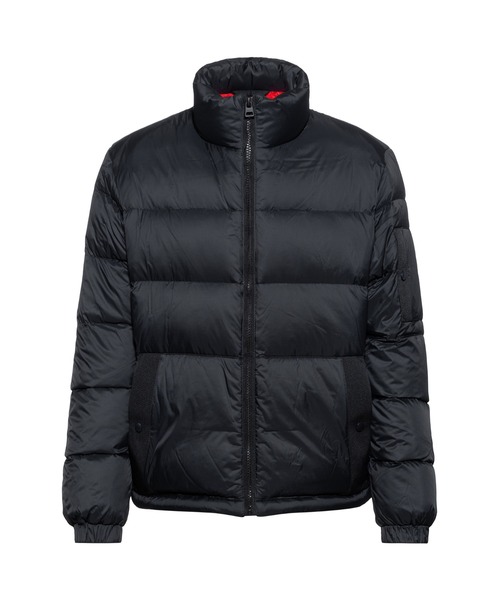 HUGO（ヒューゴ）の「マニフェストロゴ リサイクルマテリアル ダウンジャケット（ダウンジャケット/コート・メンズ・ブラウン/ナチュラル/ブラック・S/M/L/XL）」の8枚目の写真