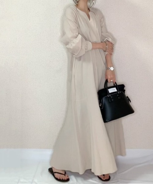 ファッションインフルエンサーyumiさん Neuna タックボリュームバルーン袖ワンピース ワンピース Neuna ヌナ のファッション通販 Zozotown