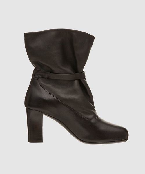LEMAIRE（ルメール）の「SOFT MID BOOTS（ブーツ・レディース・ダークブラウン系・38/39/36/37）」の2枚目の写真