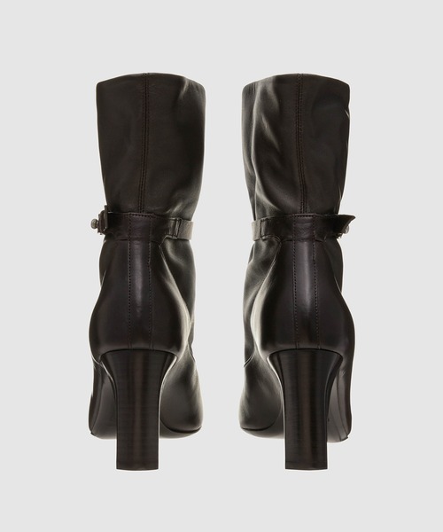 LEMAIRE（ルメール）の「SOFT MID BOOTS（ブーツ・レディース・ダークブラウン系・38/39/36/37）」の4枚目の写真