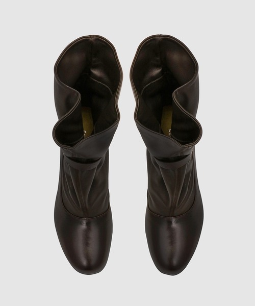 LEMAIRE（ルメール）の「SOFT MID BOOTS（ブーツ・レディース・ダークブラウン系・38/39/36/37）」の5枚目の写真