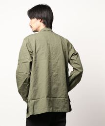 ちさき or slow US ARMY SHORT JACKET ブルゾン orslow】Ladie's NO COLLAR US ARMY SHORT JACKET cotton 100