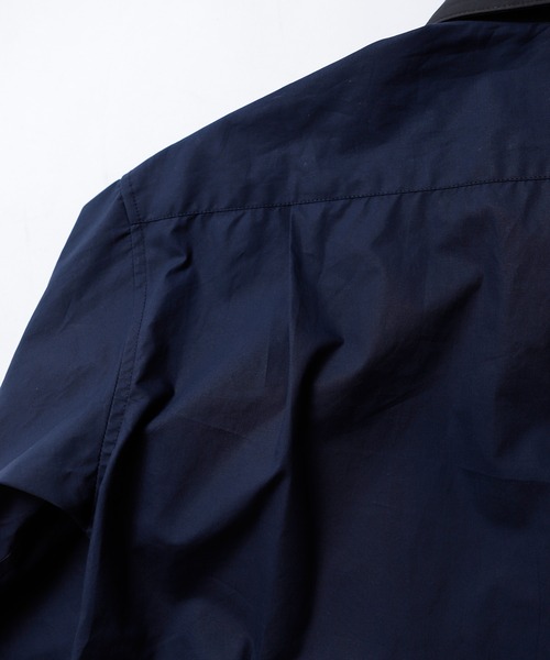 UNION STATION（ユニオンステーション）の「綿ブロード襟バイカラーシャツ（シャツ/ブラウス・メンズ・チャコール/ベージュ/ネイビー・M/L/S）」の5枚目の写真