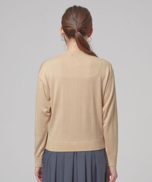 Torrazzo Donna（トラッゾドンナ）の「＜TORRAZZO DONNA（トラッゾドンナ）＞マルチビジュー ニットカーディガン（カーディガン/ボレロ・レディース・ロイヤルブルー/ピンク/ベージュ・FREE）」の10枚目の写真