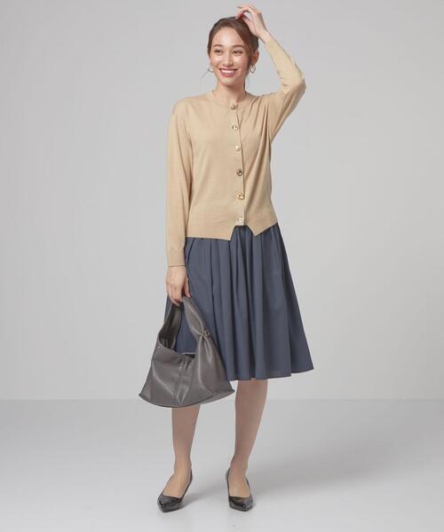 Torrazzo Donna（トラッゾドンナ）の「＜TORRAZZO DONNA（トラッゾドンナ）＞マルチビジュー ニットカーディガン（カーディガン/ボレロ・レディース・ロイヤルブルー/ピンク/ベージュ・FREE）」の4枚目の写真