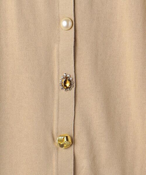 Torrazzo Donna（トラッゾドンナ）の「＜TORRAZZO DONNA（トラッゾドンナ）＞マルチビジュー ニットカーディガン（カーディガン/ボレロ・レディース・ロイヤルブルー/ピンク/ベージュ・FREE）」の15枚目の写真