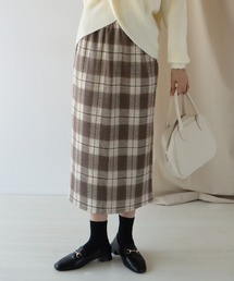 BLUEEAST | バックスリット チェックスカート(スカート)