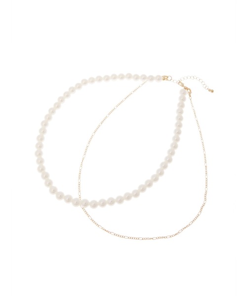 Edit Sheen（エディットシーン）の「パールチェーン2連ネックレス（ネックレス・レディース・シルバー/ゴールド・FREE）」の12枚目の写真