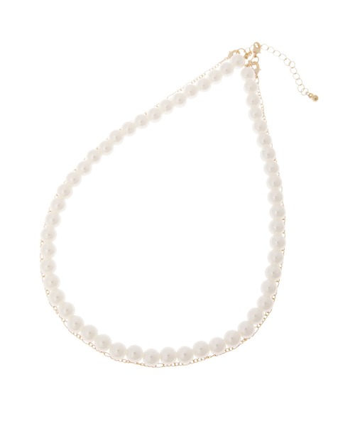 Edit Sheen（エディットシーン）の「パールチェーン2連ネックレス（ネックレス・レディース・シルバー/ゴールド・FREE）」の8枚目の写真