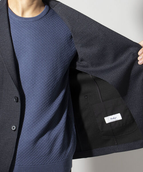 NOLLEY'S goodman（ノーリーズグッドマン）の「プリント ジャージ セットアップ ジャケット（テーラードジャケット・メンズ・ネイビー/ブラック系1・LL/S/M/L）」の15枚目の写真