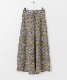 KBF+ | KBF+　ミックスプリントフレアパンツ∴(その他パンツ)