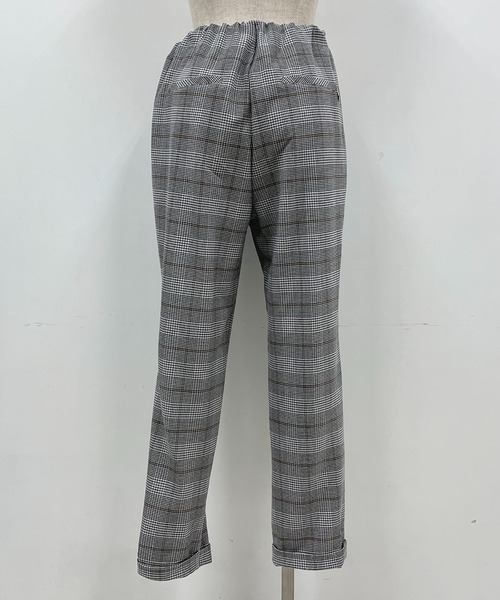 PICCIN(ピッチン)の「【日本製】裏起毛ウエストギャザーチェックパンツ(その他パンツ・レディース・グレー系その他/ブラウン系その他・S/M/L/XS)」の14枚目の写真