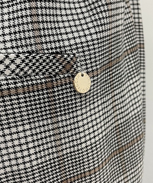 PICCIN(ピッチン)の「【日本製】裏起毛ウエストギャザーチェックパンツ(その他パンツ・レディース・グレー系その他/ブラウン系その他・S/M/L/XS)」の18枚目の写真