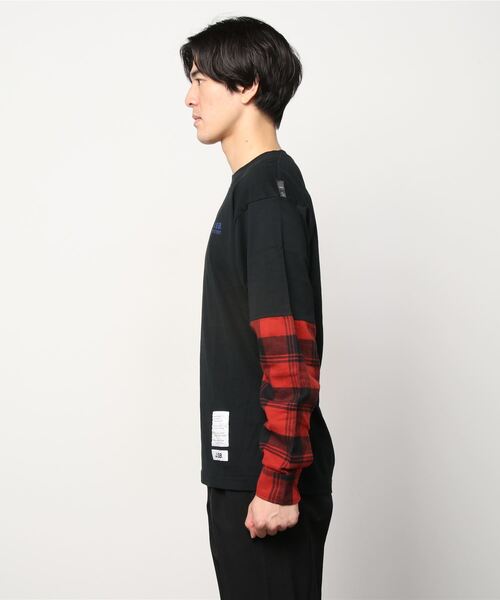 J.S.B.(ジェーエスビー)の「Change Check L/S Tee(Tシャツ/カットソー・メンズ・レッド・MEDIUM)」の3枚目の写真